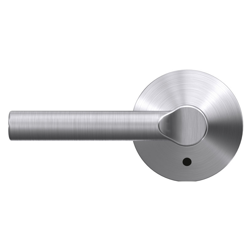 Custom Broadway Non-Turning Lever with Kinsler Trim, Satin Chrome