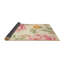 Tapis jaune/orange/rouge contemporaine-40081592