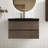 Chestervines 30'' Single Bathroom Vanity with Solid Surface Top
