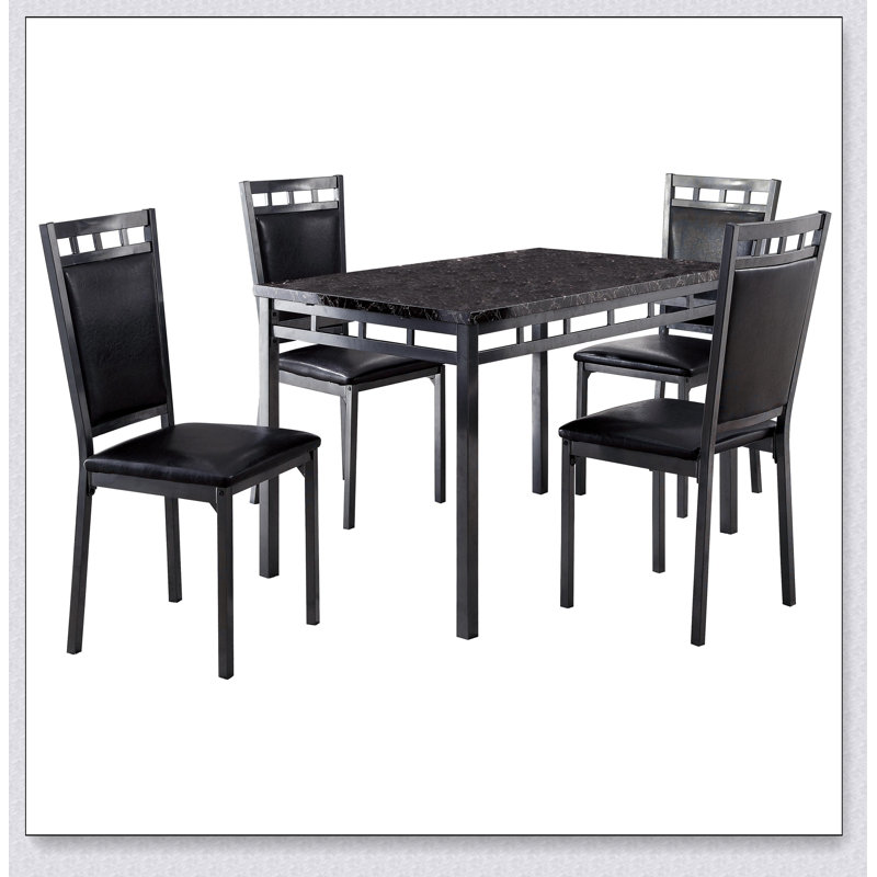 Ensemble de table de salle à manger 5 pièces Finish