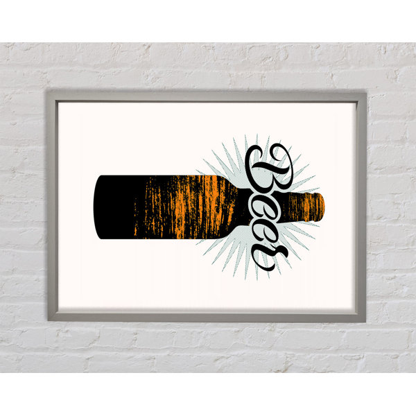 Beer Picture Frame Bright Star Beer Time 1 - Single Picture Frame Art Prints on Canvas ...
