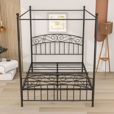 Tyler-Jay Metal Canopy Bed