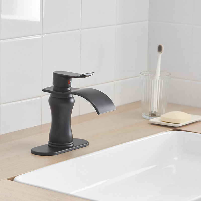 DFI Single-handle Bathroom Faucet, Brushed Nickel, Yes