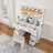 Avignon 9 drawer dressing table with lights