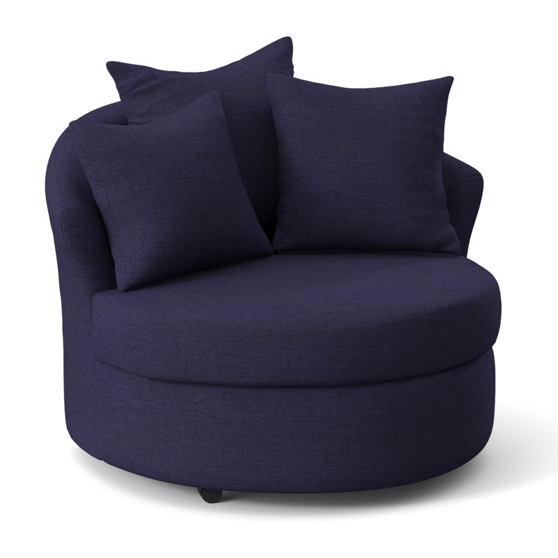 Fauteuil demi-tonneau Alsup, Améthyste Oscar