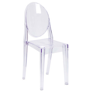 Orren Ellis Wiston King Louis Back Side Chair in Clear & Reviews | Wayfair