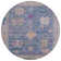 Machine Washable Indoor/Outdoor Xhevrie Blue Rug