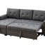 Canapé-lit modulaire réversible en lin 84 po avec rangement-1001461401-1001461400