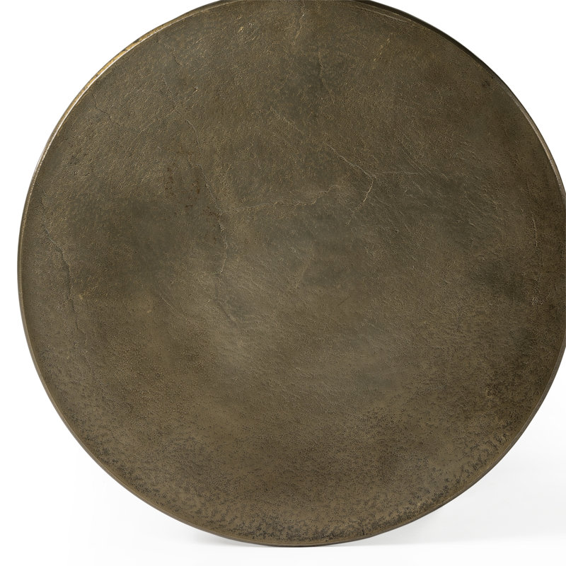 Kelden End Table, Aged Bronze