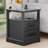 Kadric 17.7'' W Farmhouse Nightstand With Charging Station-2014164038
