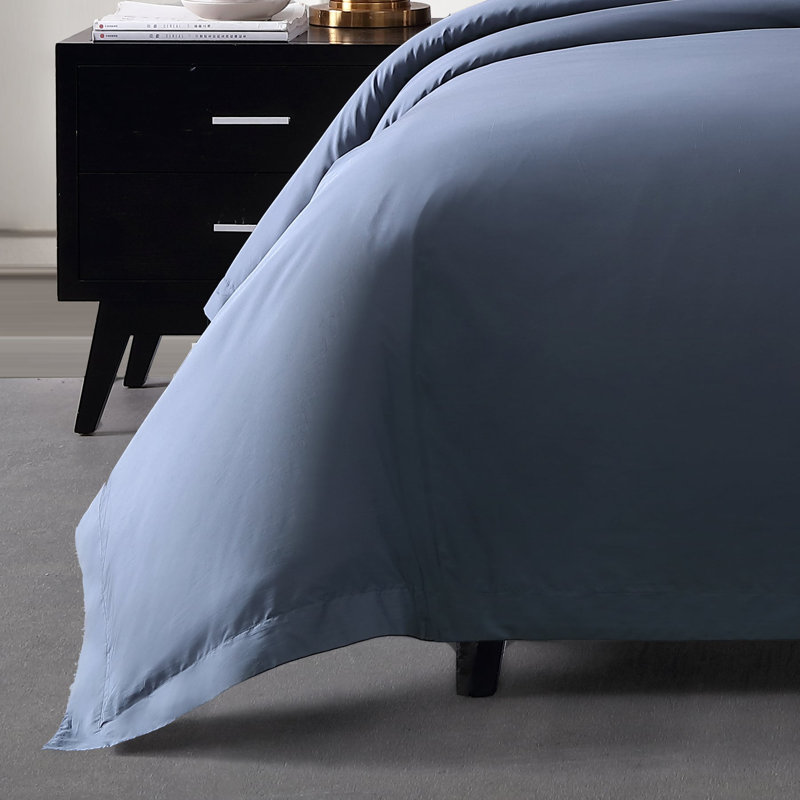Ultra Percale Duvet Cover Set, King + 2 King Pillow Shams, Slate