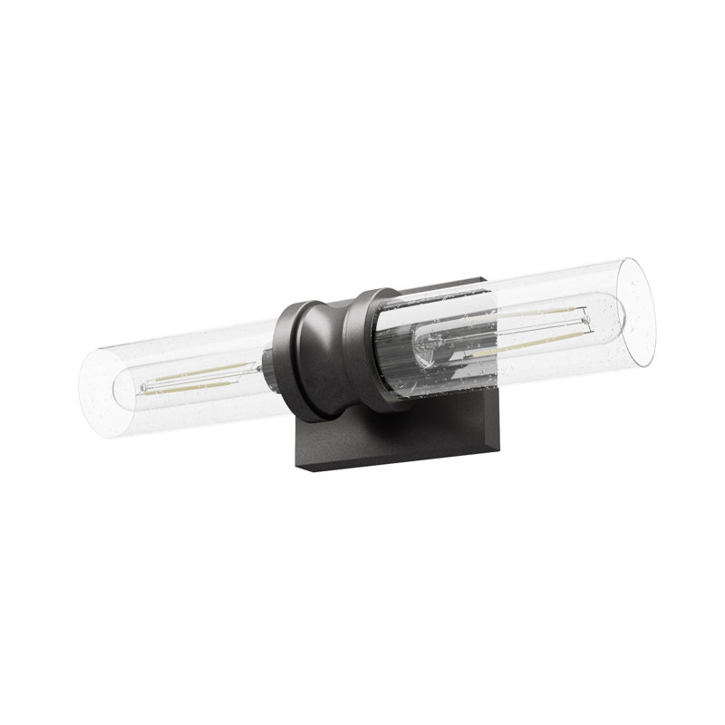 Lenlock 2 - Light Dimmable Vanity Light, Black, Clear