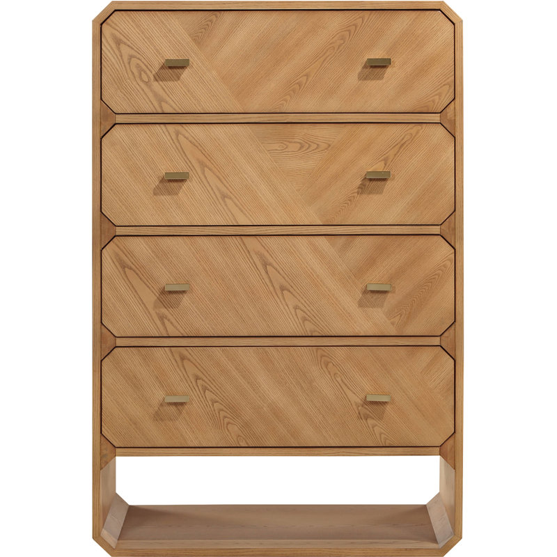 Commode en placage de frêne Parker, Naturel