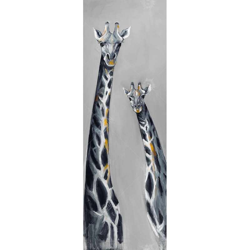 «Steel Blue Giraffe» sur toile