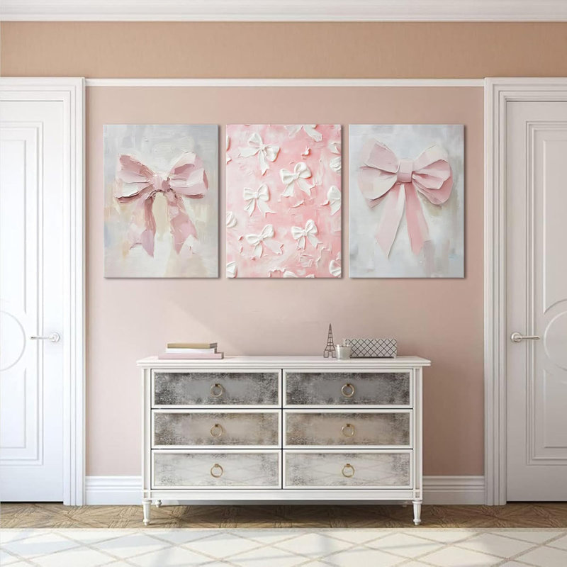 3 Piece Wrapped Canvas Print, 60 cm H x 40 cm W