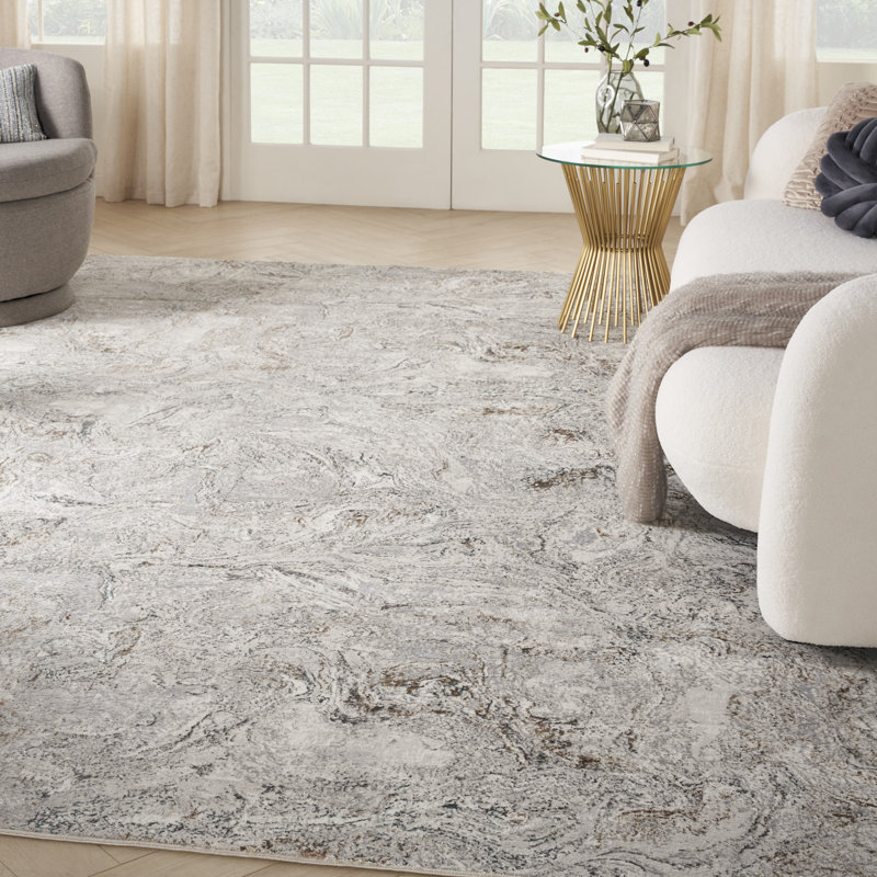 Brejae Abstract Indoor Rug, Rectangle 9' x 12'