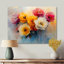 Été pivoines vibrantes jardin III - pivoines, art mural encadré