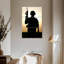 Silhouette d'un soldat américain-108604159