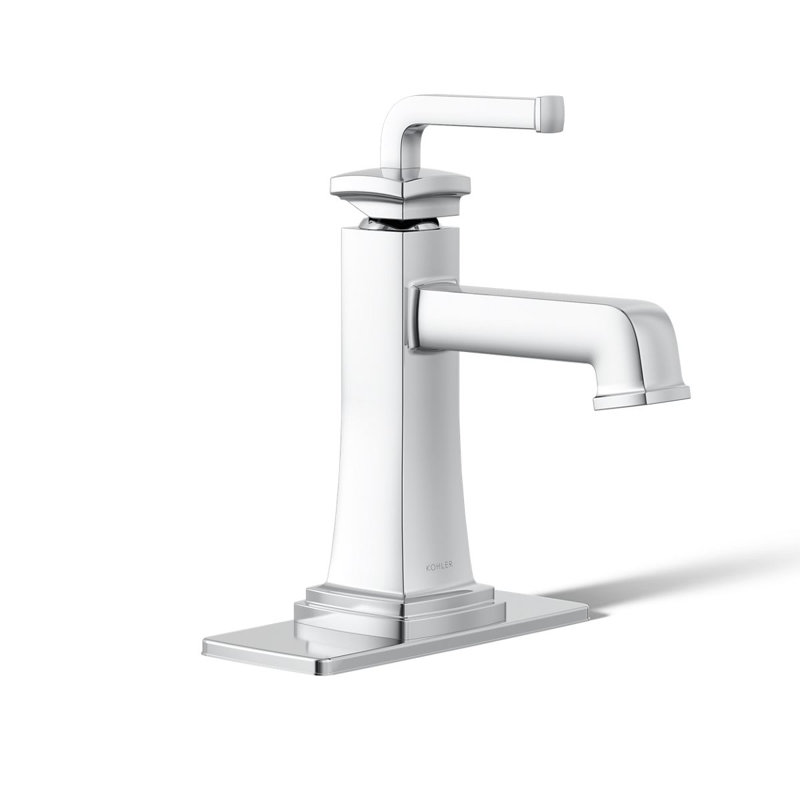 Riff Single-Handle Bathroom Sink Faucet, Polished Chrome, 0.5 GPM