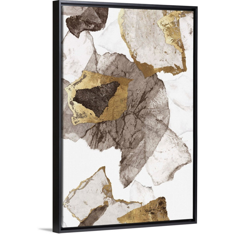 Amplifié II - reproduction d'art sur toile, Cadre noir, H 50 po x l 34 po x P 1,75 po