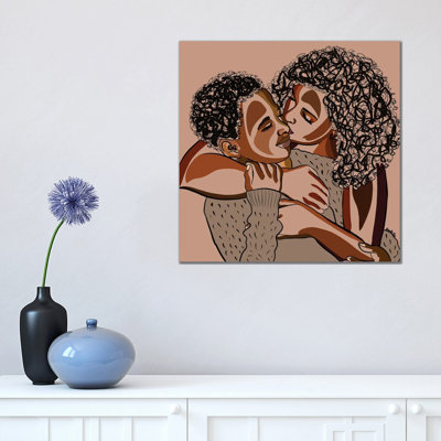 Mommy & Me V by NoelleRx - Wrapped Canvas Print