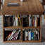 Bureau de direction rectangulaire en bois massif avec tiroirs Walnut-1833105172-1833105178