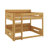 Queen Over Queen Bunk Bed With Storage Shelves & USB Charging Ports-1213784379