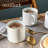 Over&Back Stackable Semi-Matte Hand-Finished Stoneware Mugs, Set of 4-109534490