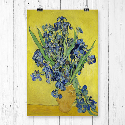 Vincent Van Gogh Iris Irises Flowers - Frameless Print