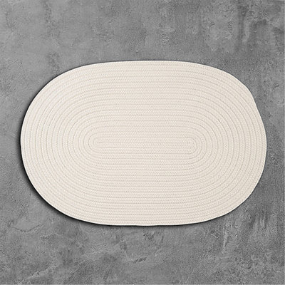 Tapis intérieur / extérieur Audryanna - blanc