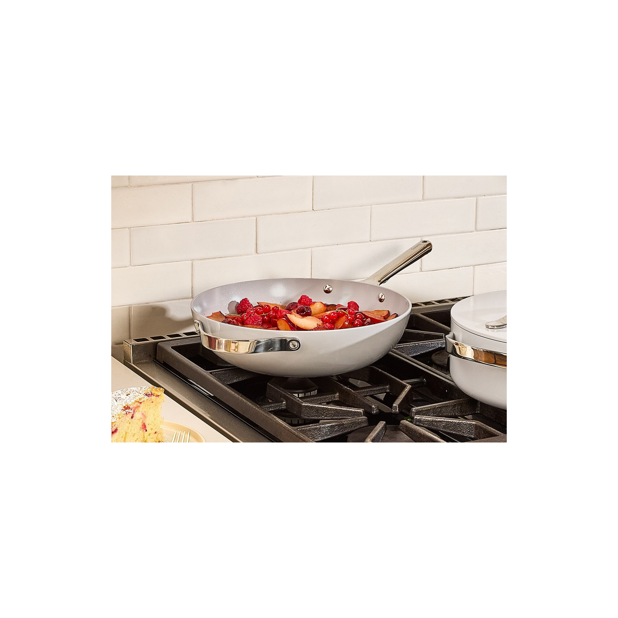Caraway Nonstick Ceramic Fry Pan, 12", Gray