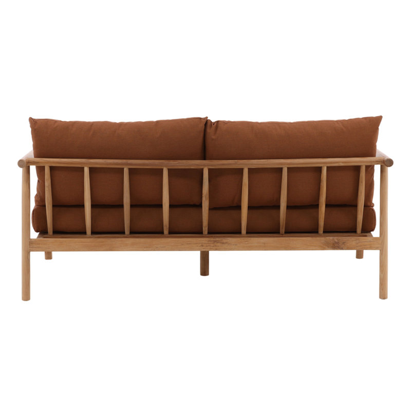 Aimee 65" Wide Outdoor Sofa, Sienna