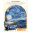 «The Starry Night» par Vincent Van Gogh - reproduction d'art sur toile-1129263716-1129263719