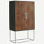 Armoire de bar 2 portes Washoe