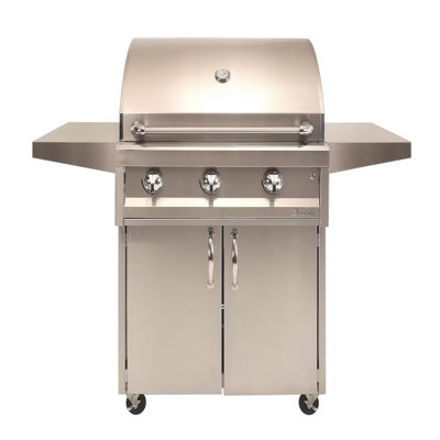 Artisan 32 Inch Freestanding Liquid Propane Grill With 3 Burners