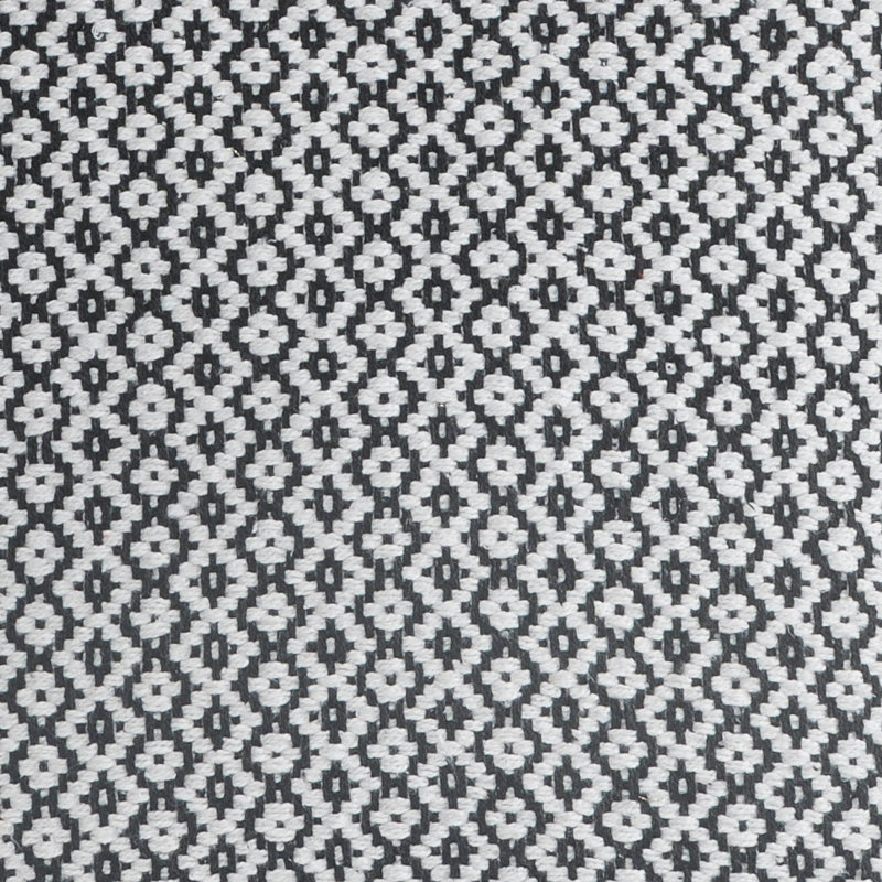 Ensemble de 4 taies décoratives géométriques 100% coton, Noir