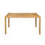 Ensemble complet de salle à manger d'extérieur 5 pièces avec table en acacia durable et chaises en rotin PE respirant