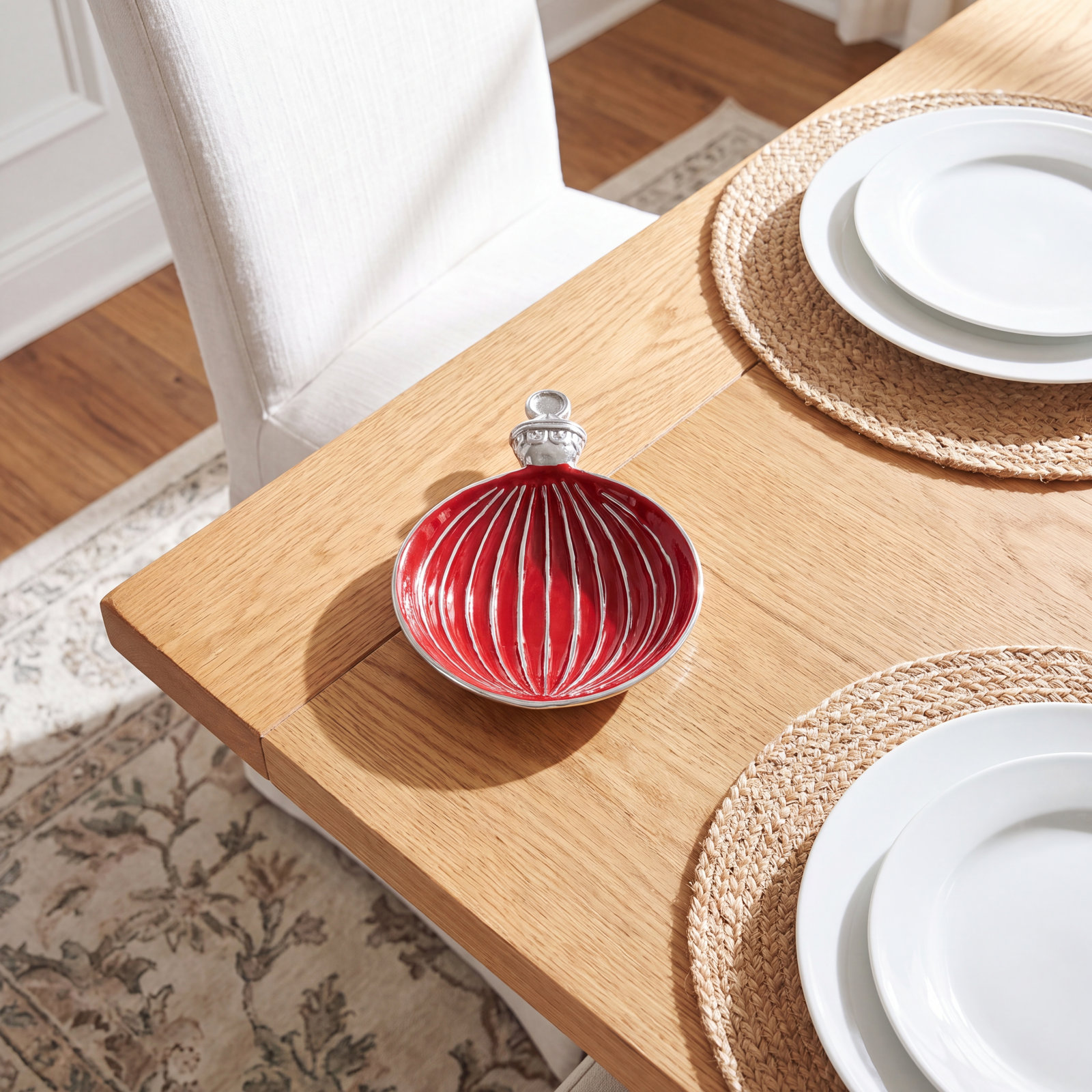 Ornament Condiment Server, Red