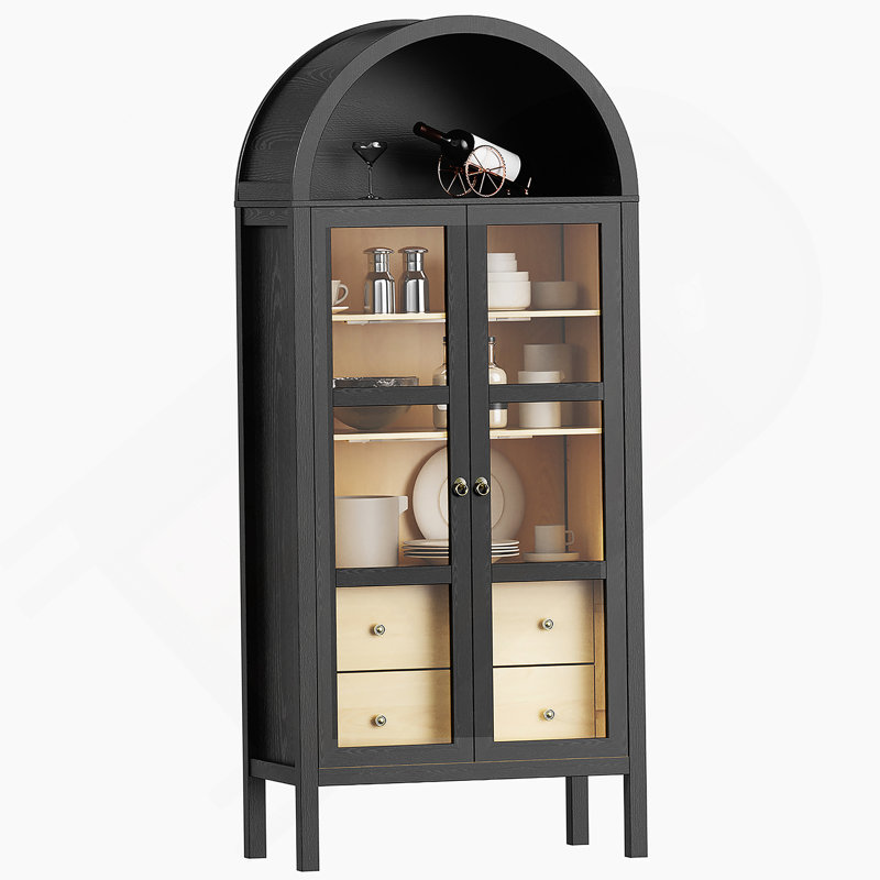 Metal Adjustable 2-Door Storage Cabinet With Shelves, Ideal For Kitchen, Living Room, And Office Organization, White