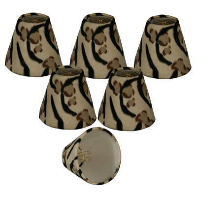 4.5'' H Faux Fur Empire Lamp Shade