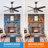 Quezada 48'' Ceiling Fan with Light Kit