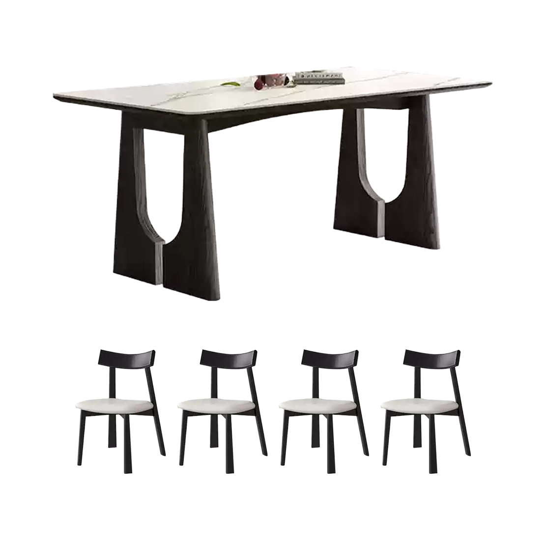 Sleek Surface Designs Vintage Simple Dining Table | Wayfair