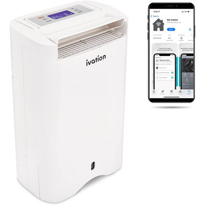 Ivation 19 Pints Tower Dehumidifier for Rooms up to 410 Cubic Feet