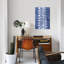 «Primitive Indigo Patterns IV» par Renée Stramel, reproduction sur toile tendue-29433875-73436632-73436638