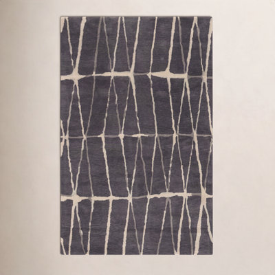 Pete Hand-Tufted Wool Geometric Area Rug