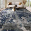 Abstract Area Rug in Dark Blue/Gray-69961809