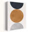 «Stacked Abstract Circles Abstract», reproduction d'art géométrique murale contemporaine-129716322