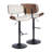 Betuel Swivel Upholstered Adjustable Height Counter Stool with Metal Frame-81514715