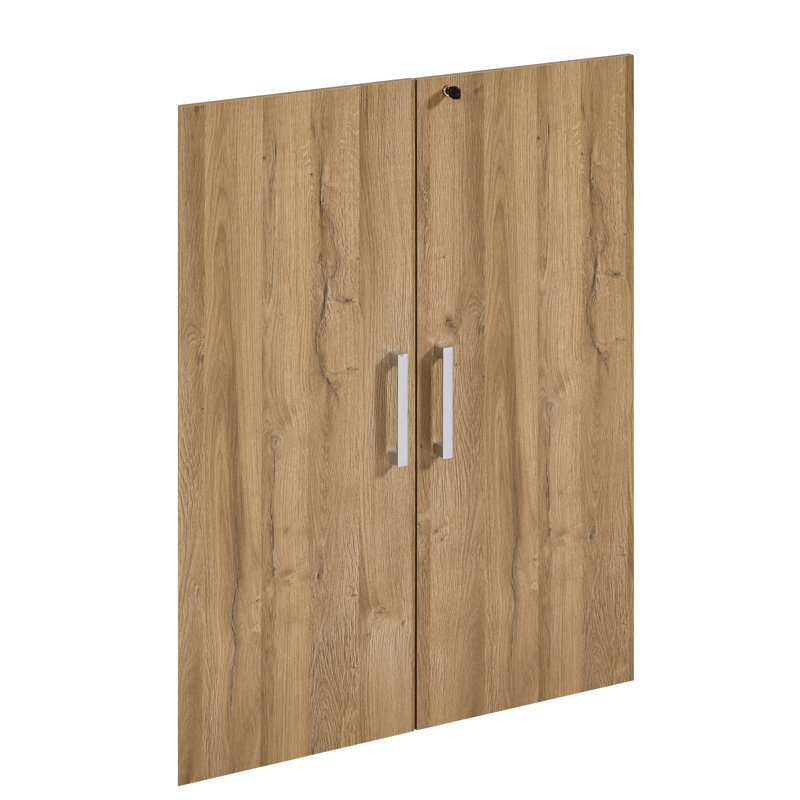Woolum Engineered Wood Cabinet Doors, Brown