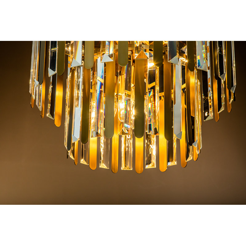 Lustre empire unique à 10 lumières Fizza Unique